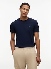 Tommy Jeans Black 3-Pack Tommy Flag Extra Slim T-Shirt - Image 6 of 6