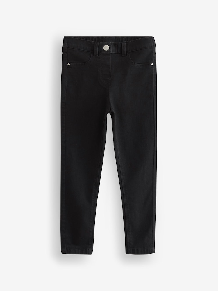 Black Regular Length Stretch Jeggings (3-16yrs) - Image 1 of 3