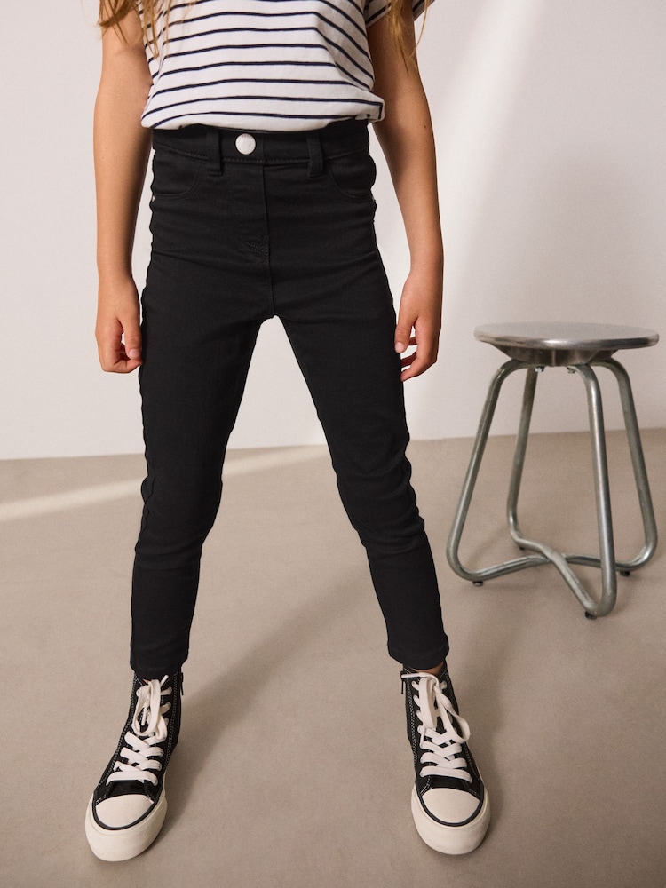 Schwarz - Jeggings mit Stretch (3-16 J.) - Bild 1 von 7 Schwarz - Jeggings mit Stretch (3-16 J.) - Bild 1 von 7