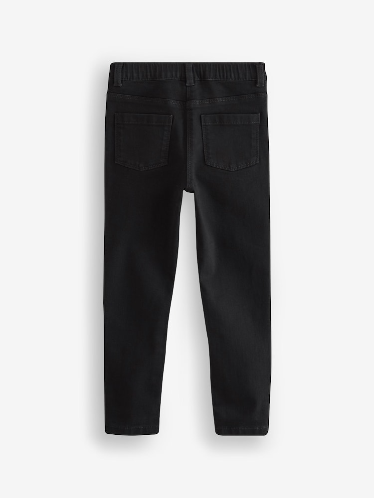 Black Regular Length Stretch Jeggings (3-16yrs) - Image 2 of 3