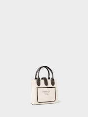 Osprey London Cream The Great Gaddesden Canvas Small Tote Bag - Image 2 of 5