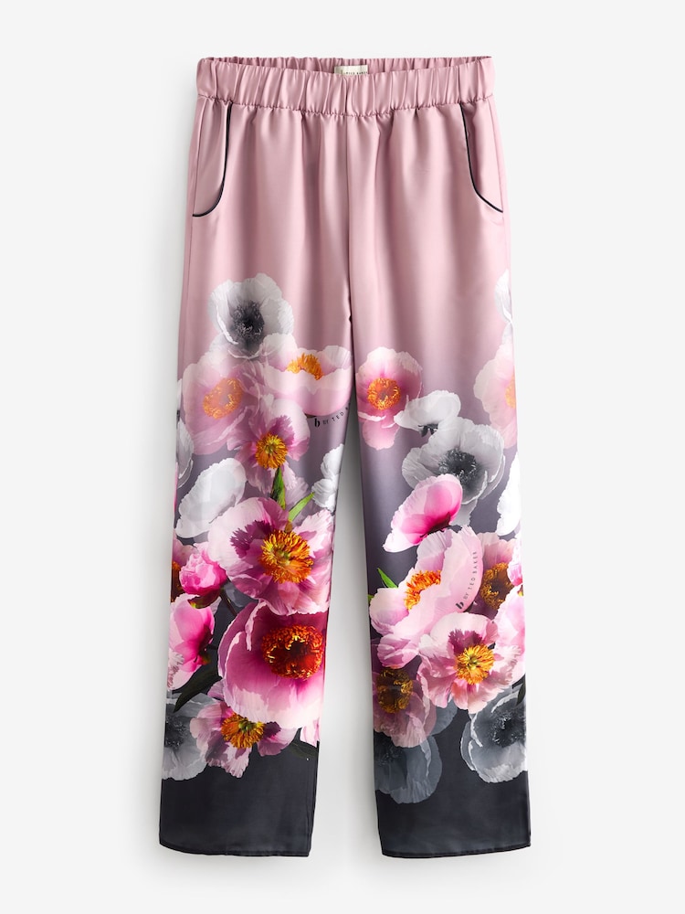 Buy B By Ted Baker Floral Satin Button Through Pyjamas from Next