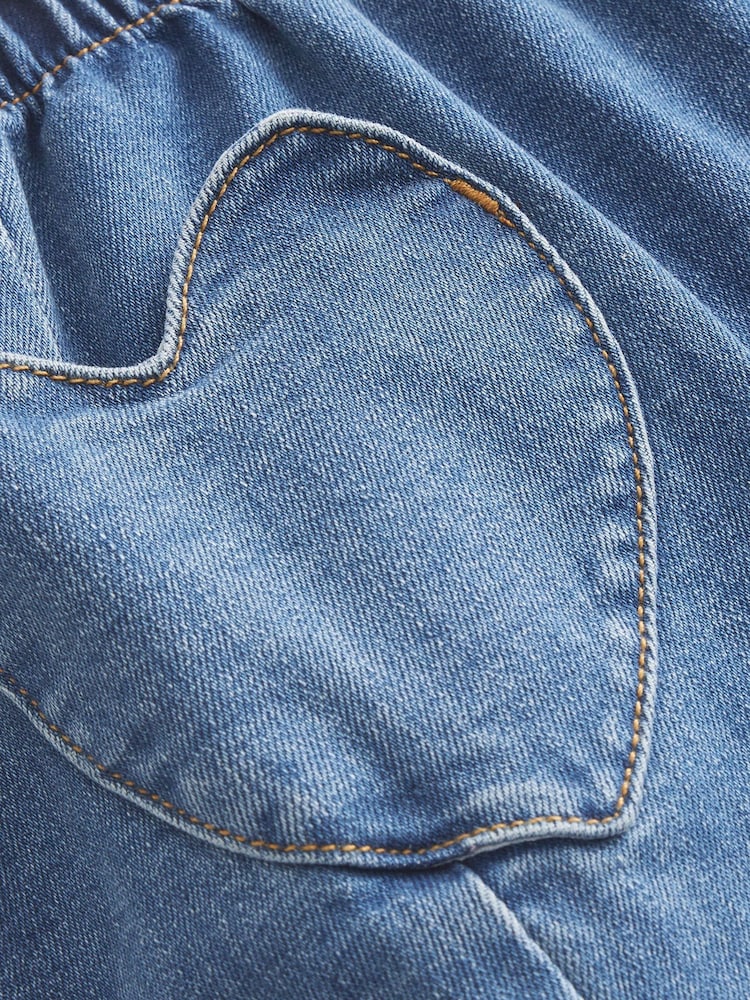 Boden Blue Denim Pull-On Trousers - Image 5 of 5