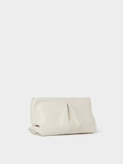 Osprey London Natural The Luxe Pleat Carina Leather Shrug Clutch Bag - Image 2 of 6