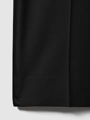 Reiss Black Poker Satin Trim Modern Fit Tuxedo Trousers - Image 6 of 6
