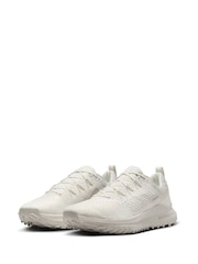 Nike White React Pegasus Trail 4 Running Trainers - Image 6 of 11