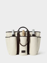Osprey London Cream The Great Gaddesden Canvas Picnic Bag - Image 3 of 6