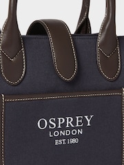 Osprey London Blue The Great Gaddesden Canvas Small Tote Bag - Image 4 of 5