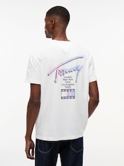Tommy Jeans Natural Signature Logo Crew Neck T-Shirt - Image 2 of 5