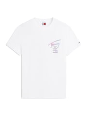 Tommy Jeans Natural Signature Logo Crew Neck T-Shirt - Image 5 of 5
