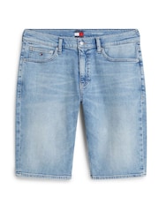 Tommy Jeans Blue Ryan Faded Straight Denim Shorts - Image 5 of 5