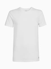 Polo Ralph Lauren Black/Grey/White Slim 100% Cotton T-Shirts 3 Pack - Image 2 of 11