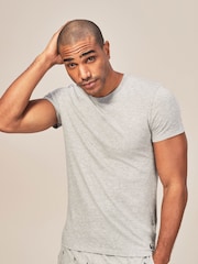 Polo Ralph Lauren Black/Grey/White Slim 100% Cotton T-Shirts 3 Pack - Image 6 of 11