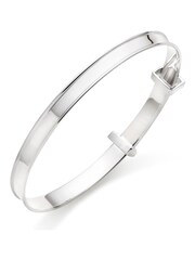Beaverbrooks Children's Mini B Silver Adjustable Bangle - Image 1 of 4