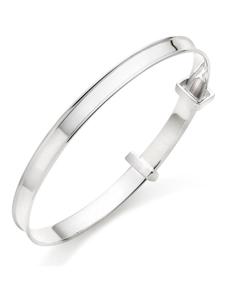 Beaverbrooks Children's Mini B Silver Adjustable Bangle - Image 1 of 4
