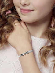 Beaverbrooks Children's Mini B Silver Adjustable Bangle - Image 3 of 4