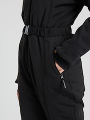 South Beach Black Ski Snow Suit with Faux Fur Trim - Image 4 of 5