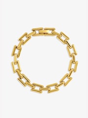 Jon Richard Gold Plated Link Stainless Steel Bracelet - Image 1 of 2