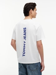 Tommy Jeans Natural Back Logo Relaxed Jersey T-Shirt - Image 2 of 5