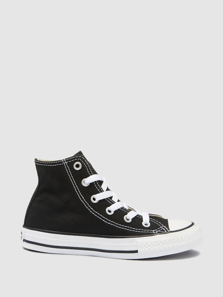 Converse Black/White Chuck Taylor All Star High Infant Trainers - Image 2 of 10