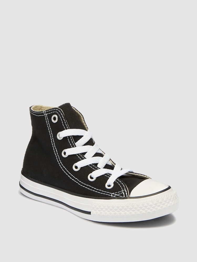 Converse Black/White Chuck Taylor All Star High Infant Trainers - Image 3 of 10
