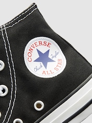 Converse Black/White Chuck Taylor All Star High Infant Trainers - Image 4 of 10