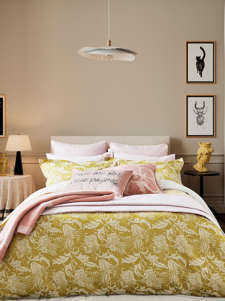 Ted Baker Pink Wake Me For Champagne Cushion - Image 2 of 5 Ted Baker Pink Wake Me For Champagne Cushion - Image 2 of 5