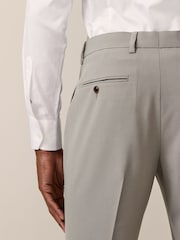 Cement Grey Skinny Fit Motionflex Stretch Suit Trousers - Image 3 of 6