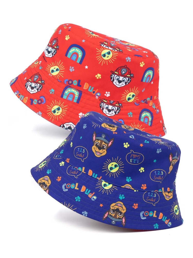 Vanilla Underground Red/Blue Kids Paw Patrol Reversible Bucket Hat - Image 1 of 5