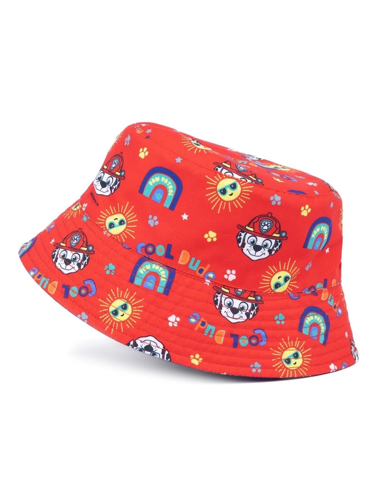 Vanilla Underground Red/Blue Kids Paw Patrol Reversible Bucket Hat - Image 2 of 5