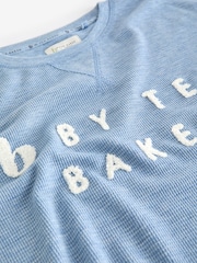 B By Ted Baker Waffle Crew Jumper Jogger Pyjamas Set - Image 11 of 13