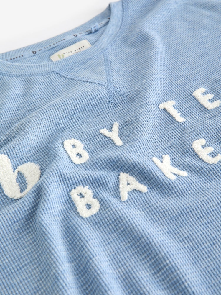 B By Ted Baker Waffle Crew Jumper Jogger Pyjamas Set - Image 11 of 13