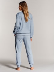 B By Ted Baker Waffle Crew Jumper Jogger Pyjamas Set - Image 2 of 13