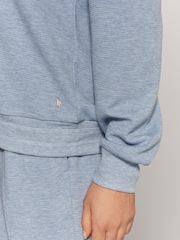 B By Ted Baker Waffle Crew Jumper Jogger Pyjamas Set - Image 7 of 13