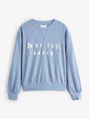 B By Ted Baker Waffle Crew Jumper Jogger Pyjamas Set - Image 9 of 13