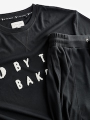 B By Ted Baker Waffle Crew Jumper Jogger Pyjamas Set - Image 9 of 9