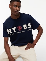 Tommy Jeans Blue Back Logo Relaxed Jersey T-Shirt - Image 4 of 5
