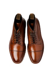Loake Cedar Toe Cap Derby Brown Boots - Image 3 of 3