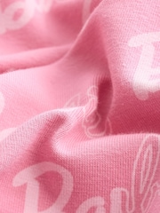 White/Pink 100% Cotton Barbie License Short Pyjamas (9mths-16yrs) - Image 5 of 5