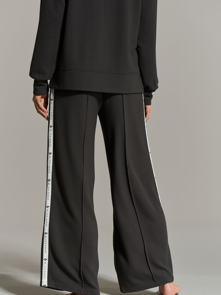 B by Ted Baker Ribbed Wide Leg Joggers - Image 2 of 7