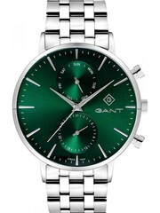 GANT Silver Tone/Green Park Hill Day-Date II Stainless Steel Quartz Watch - Image 1 of 6