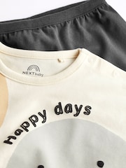 Monochrom/Gesicht - Babyoberteil und Leggings im 2teiligen Set - Bild 4 von 8