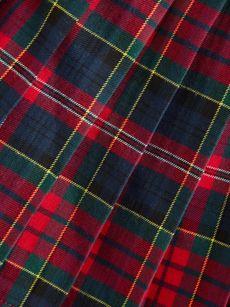 Red Pleated Check Skirt (3-16yrs) - Image 7 of 7 Red Pleated Check Skirt (3-16yrs) - Image 7 of 7