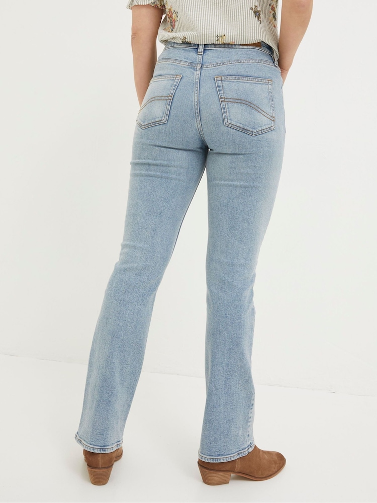 FatFace Blue Brooke Bootcut Jeans - Image 2 of 6 FatFace Blue Brooke Bootcut Jeans - Image 2 of 6
