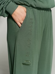 B by Ted Baker Green Viscose Blend Lounge Joggers - Image 4 of 6