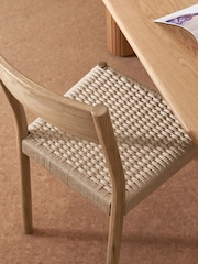 MADE.COM Set of 2 Natural Rhye Dining Chair - Image 3 of 4