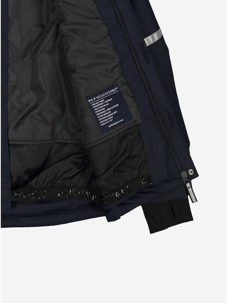 Polarn O. Pyret Blue Waterproof Ski Padded Jacket - Image 5 of 5