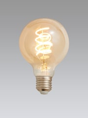 4W LED ES Retro Spiral Globe Light Bulb - Image 1 of 2