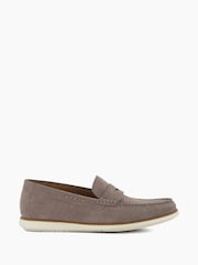 Dune London Grey Berkly Sole Loafers - Image 1 of 6