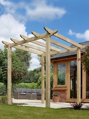 Rowlinson Natural Traditional Pergola - Image 1 of 3